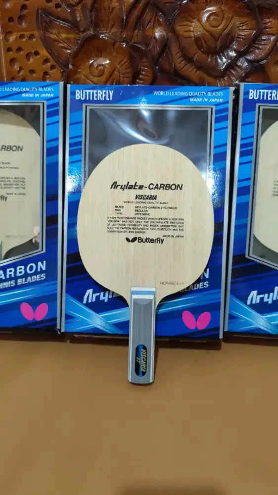 Bet Tenis Meja Butterfly Viscaria ALC baru Handle ST