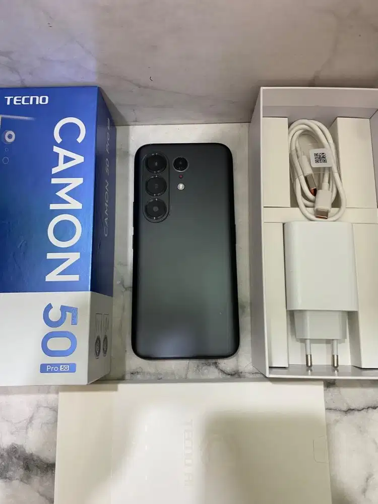 tecno camon 50 pro 8/256 second lengkap & original