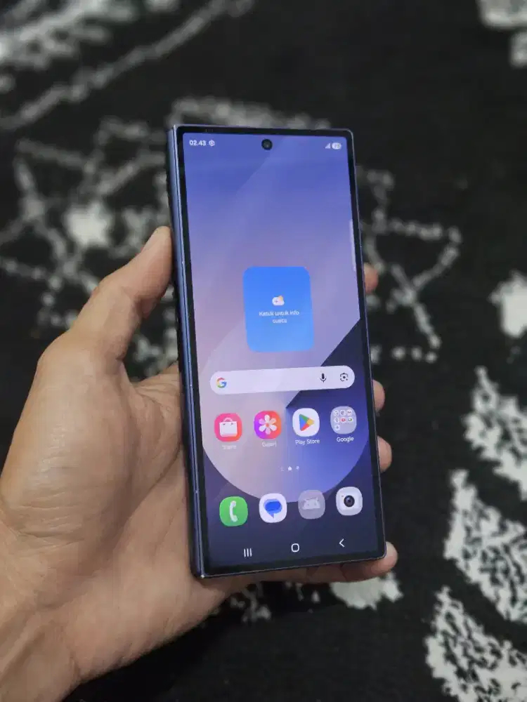 Samsung Z Fold 6 12/256GB Resmi Sein Blue Lengkap