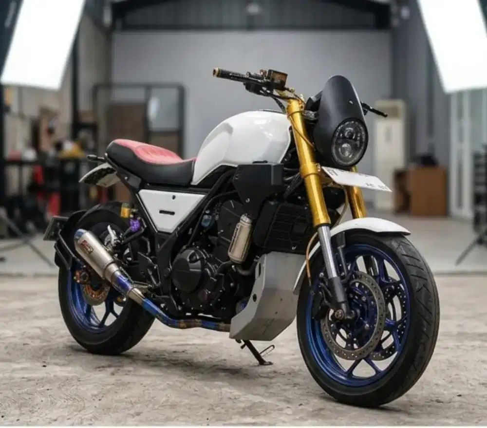 Dijual Motor Classic Custom Ninja 250, bukan scorpio, tiger, megapro