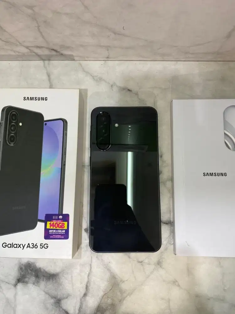 samsung A36 8/256 second lengkap & original bawaan