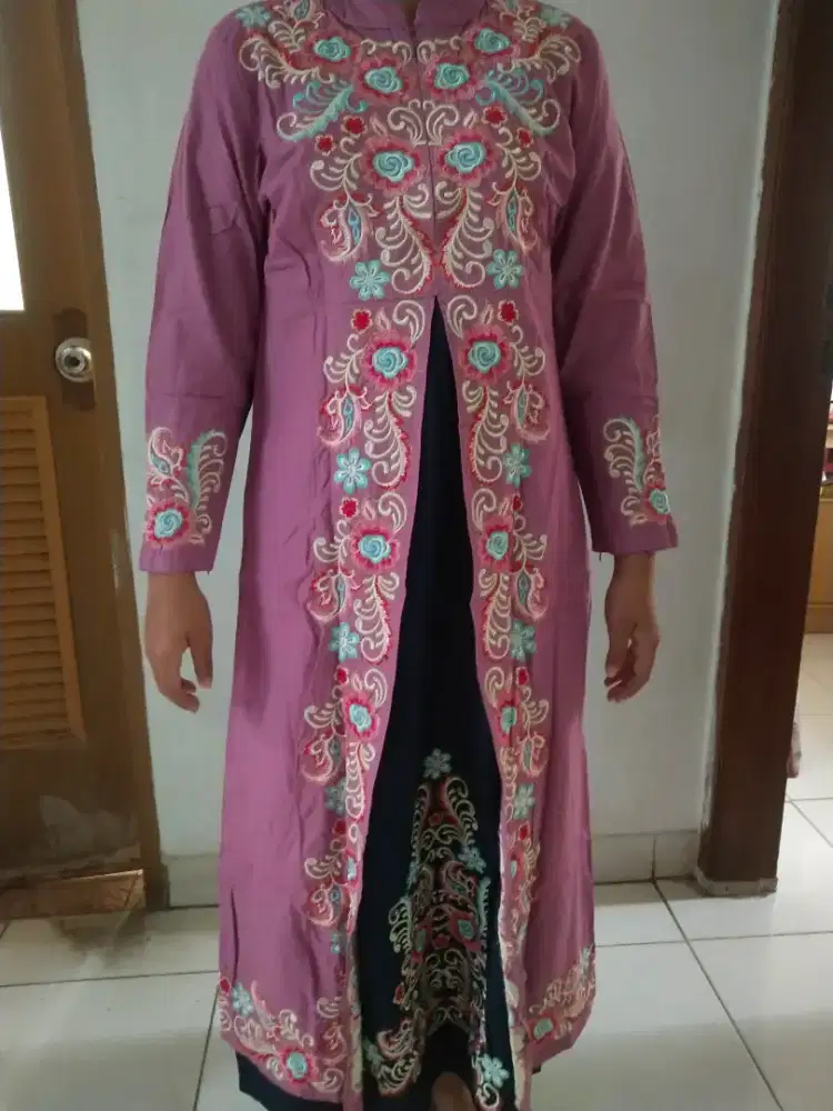 Gamis katun bordir