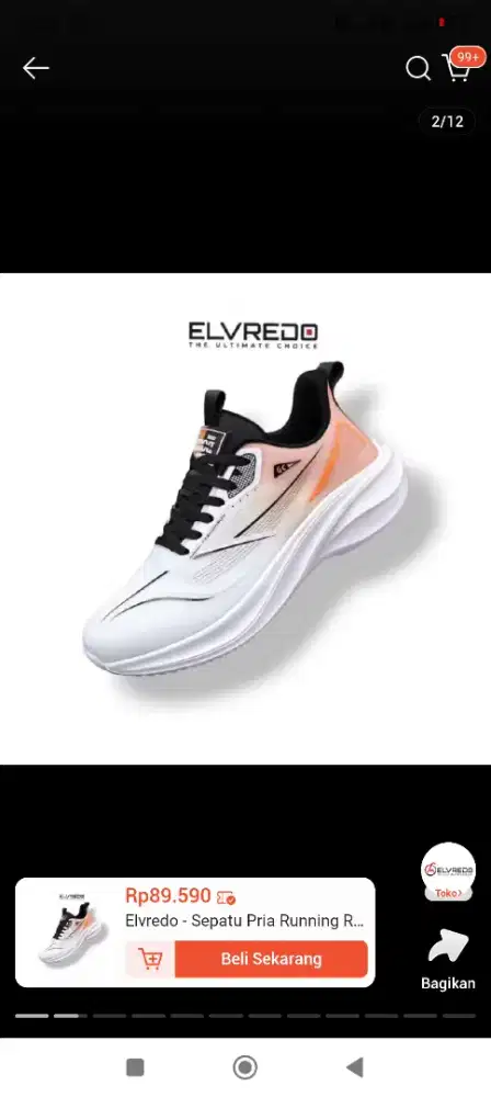 Sepatu Running Elvredo