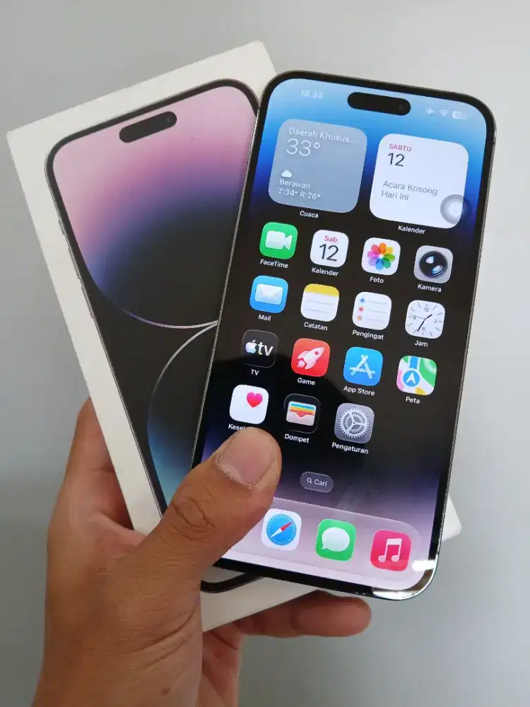 iPhone 14 ProMax 256GB,BH 83% ori,Fullset mukus nominus.