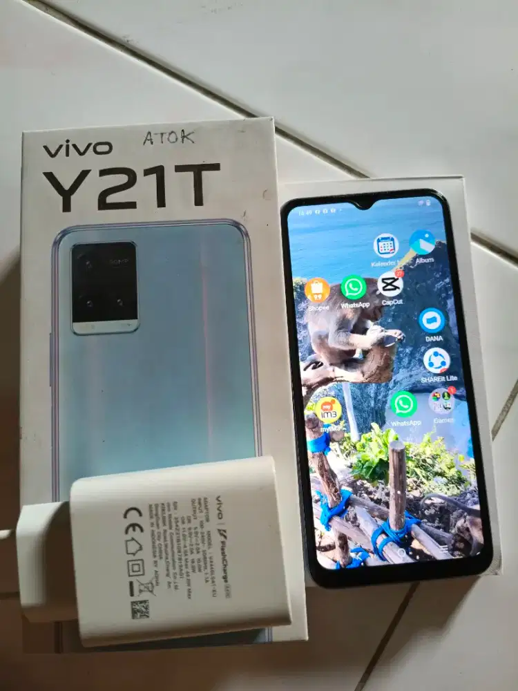 Vivo y21t kondisi normal.