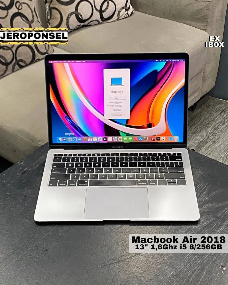 MACBOOK AIR 2018 256GB GRAY EX IBOX MURAH ADA MINUS