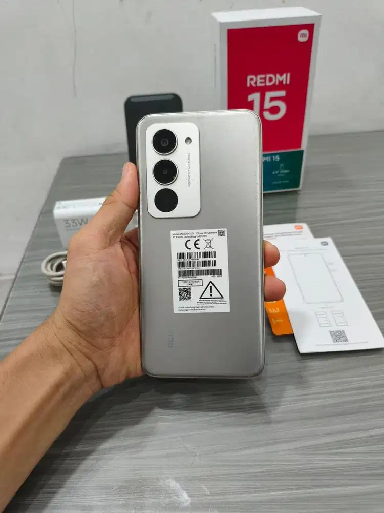 Redmi 15 ram 8g rom 256gb normal lengkap mulus