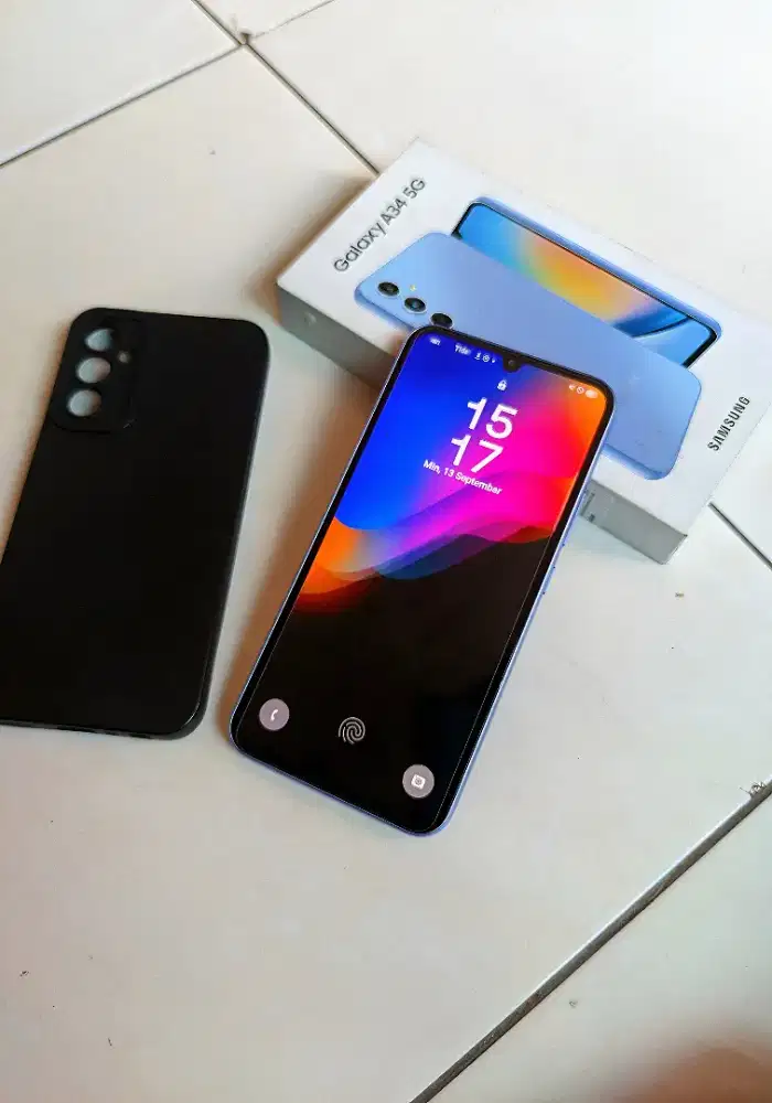 Samsung A34 5G fulset orian mulus 8+8/256gb ada minus