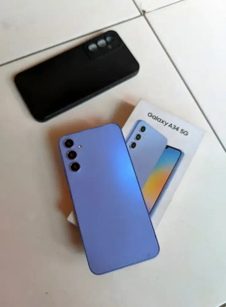 Samsung A34 5G fulset orian mulus 8+8/256gb ada minus