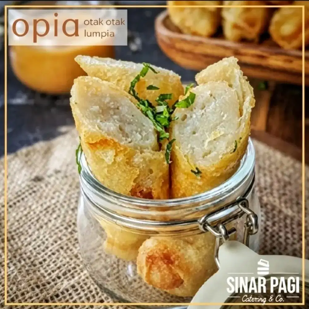Otak Otak Lumpia (Opia) Renyah Dan Chewy