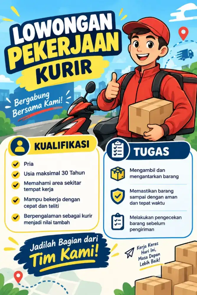 LOWONGAN BAGIAN KURIR