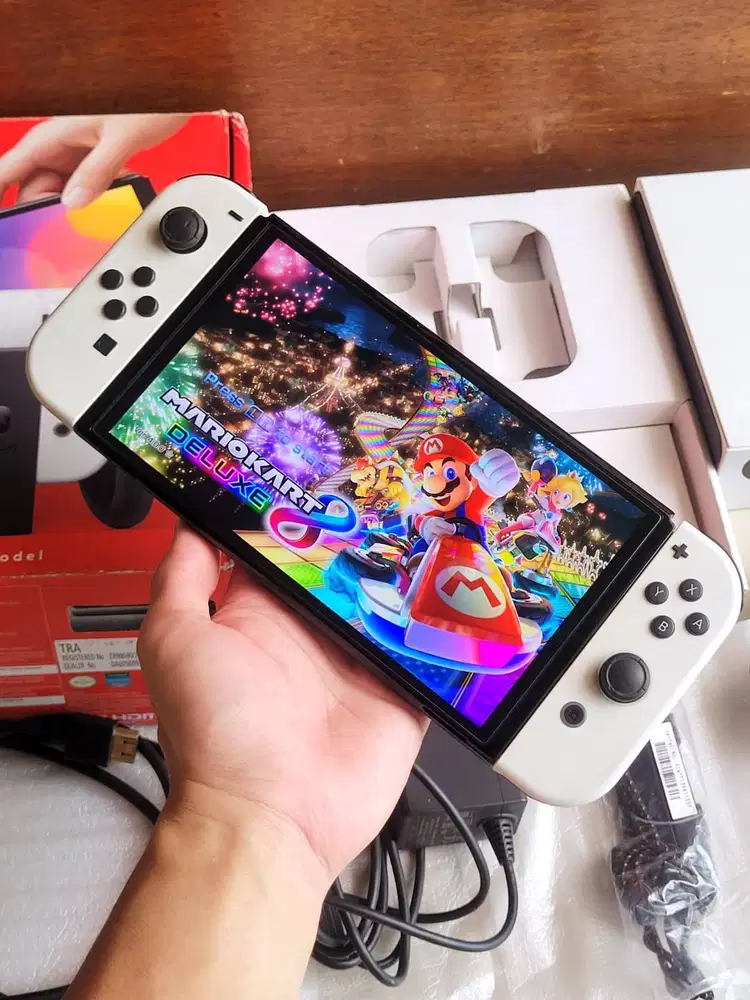 Nintendo Switch OLED 256GB Full Games Fullset Second Preloved Original