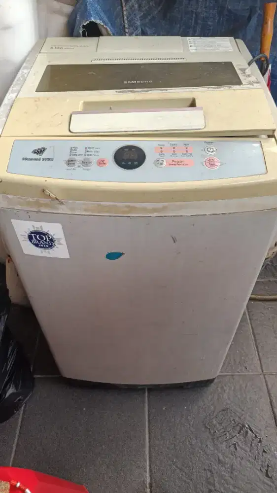Mesin cuci samsung 8kg bekas murah rp 400rb
