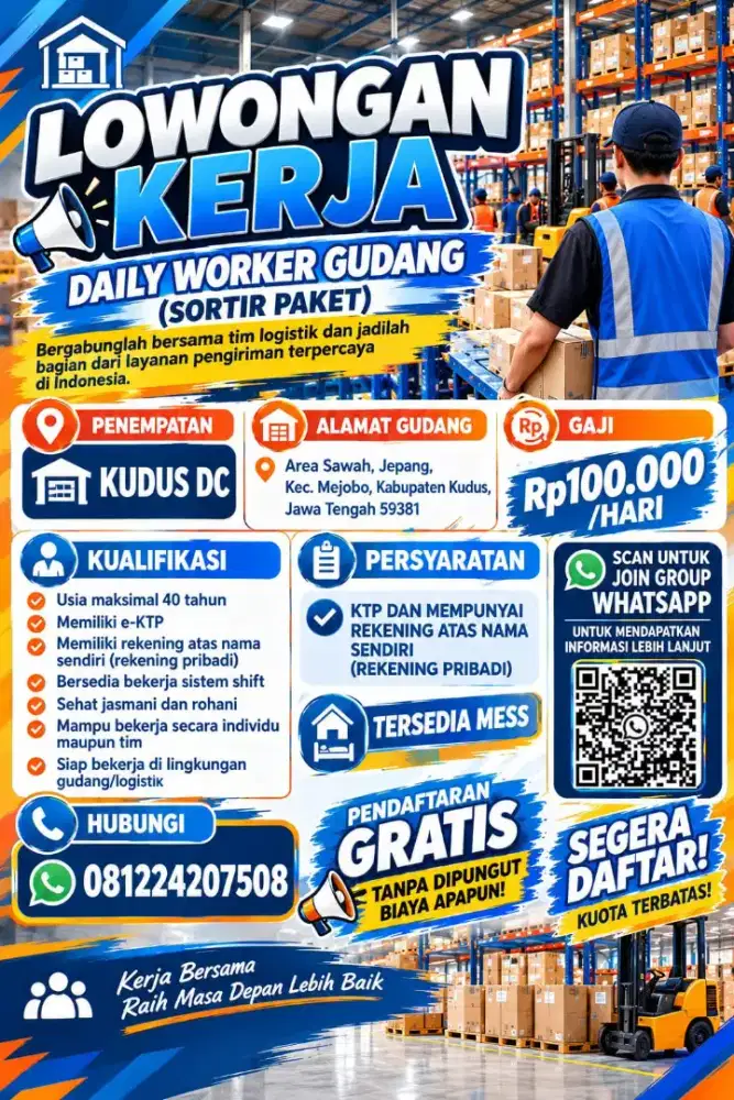 Loker pekerja harian