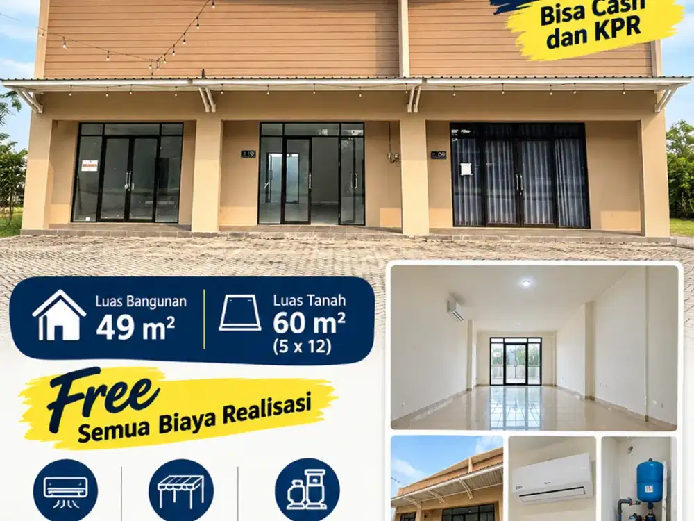 Jual ruko baru siap huni lokasi Java residence cluster 2 Krian sidoarjo