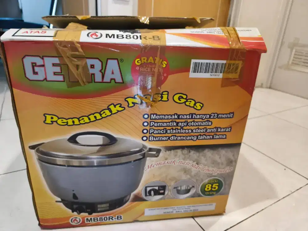 NEW Getra Rice Cooker MB 80R-B Kapasitas 16L/32L (85 porsi) BARU