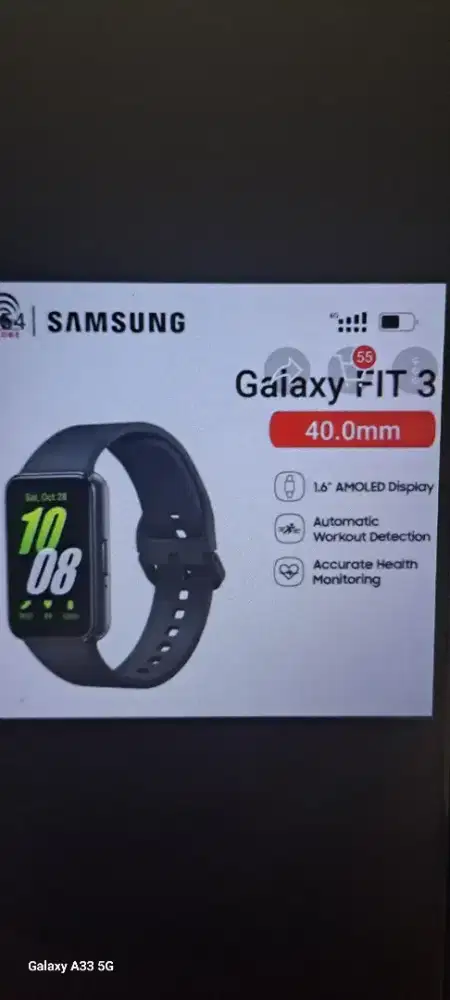 Smartwatch samsung fit 3