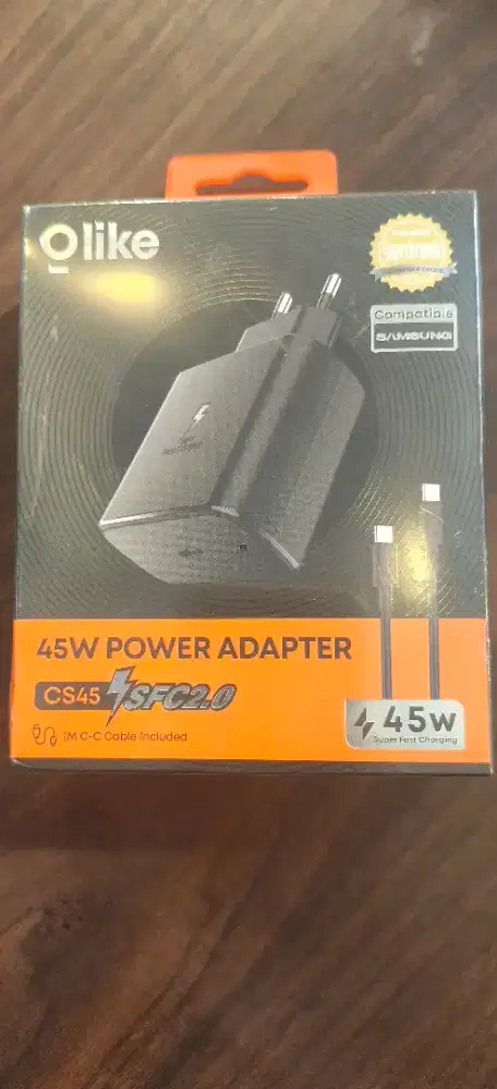 Olike Kepala Charger Adapter CS45 45W PD Super Fast Charging