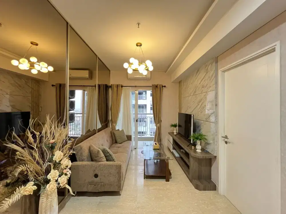 Dijual Apartemen Podomoro Tower Lexington tipe 2 bedroom ukuran 56 m2 delipark medan