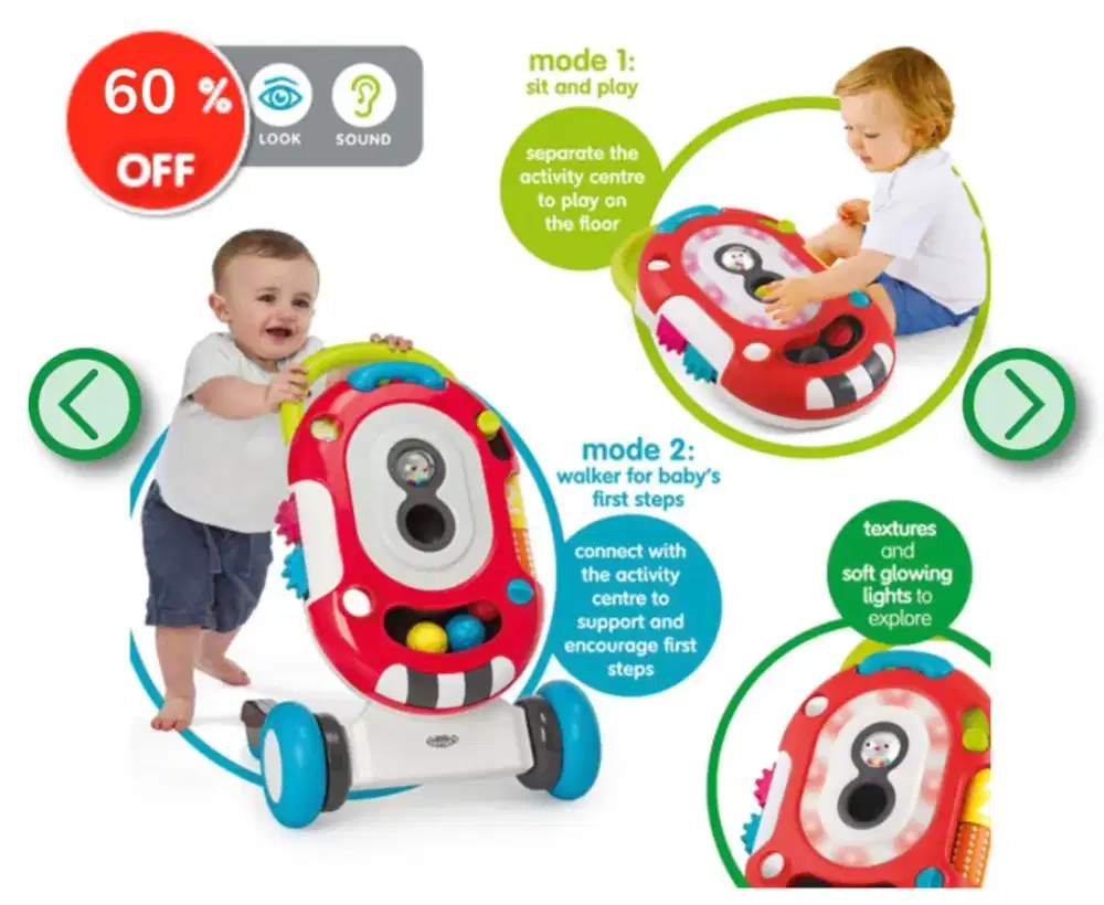 Baby Walker merk Little Senses Ori Bekas