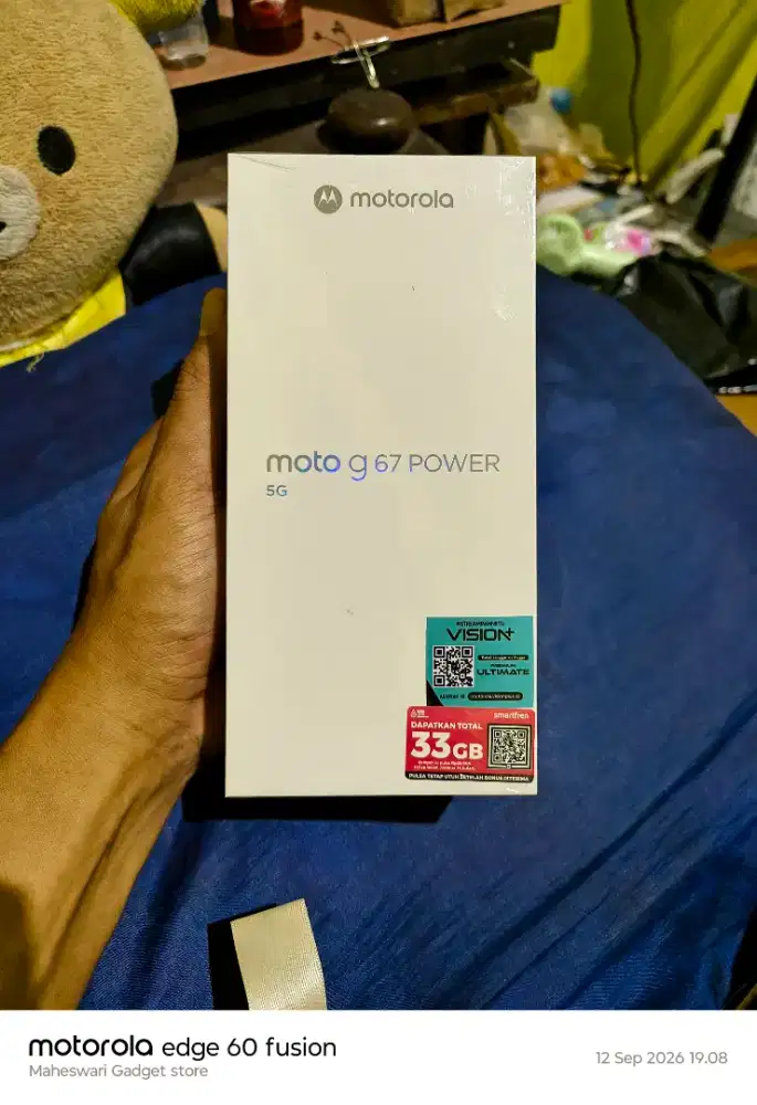 Motorola G67 Baru Segel Dus Batre 7000 mAh