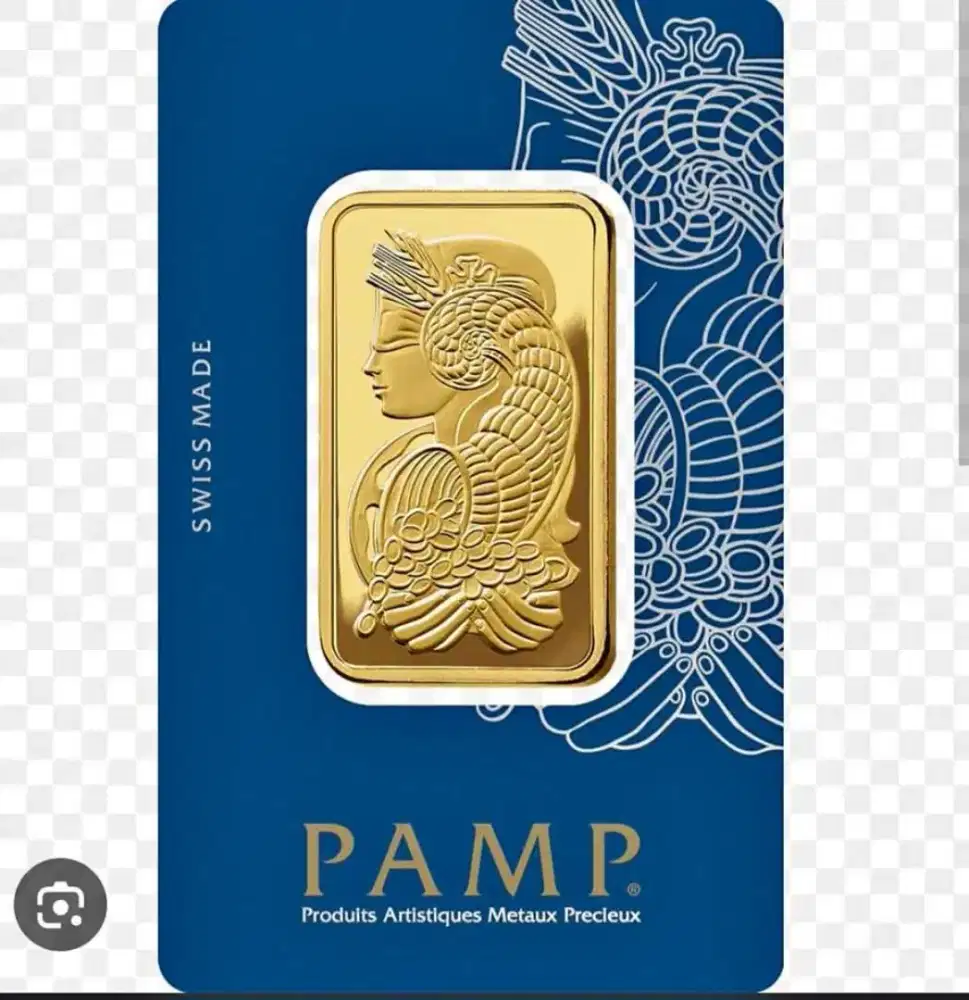 Gold Bar PAMP Suisse 10 gr Veriscan Lady Fortuna Emas