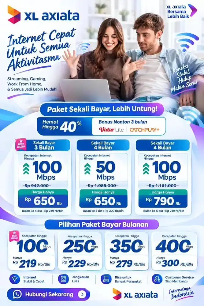 Pemasangan Wifi XL Axiata