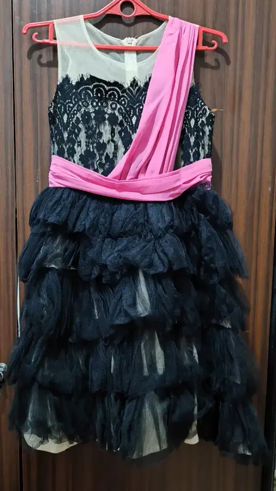 Dress pesta anak hitam