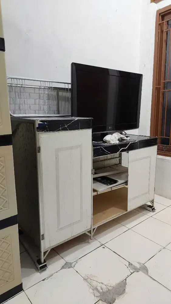 Meja kompor alumunium