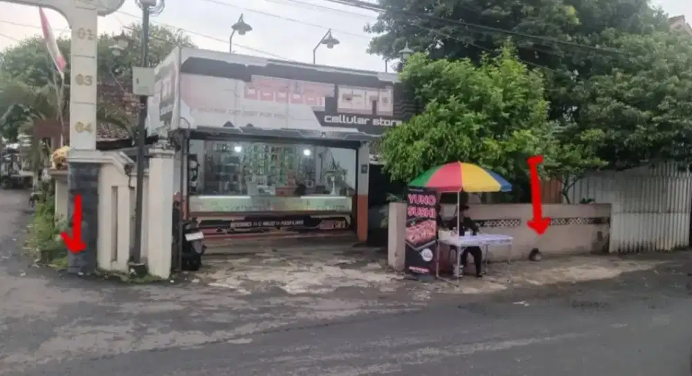 Wirobrajan tanah bonus bangunan di Barat RS Ludiro Husada Tegalrejo
