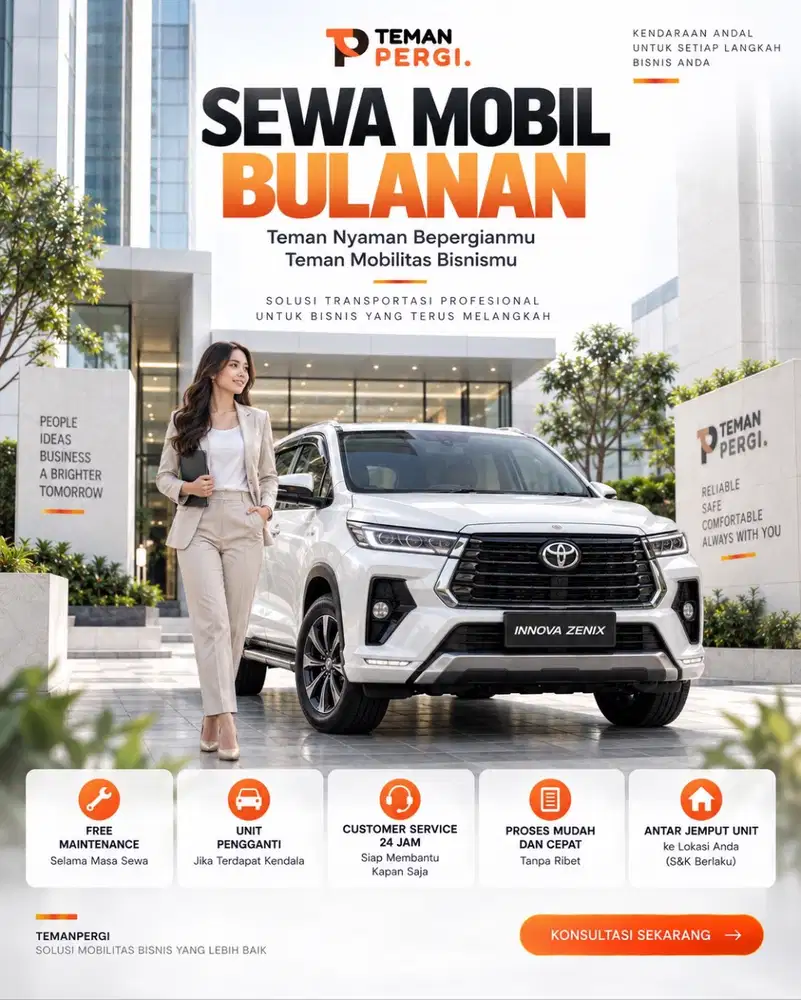 Sewa Mobil Bulanan Lepas Kunci, Free Maintenance