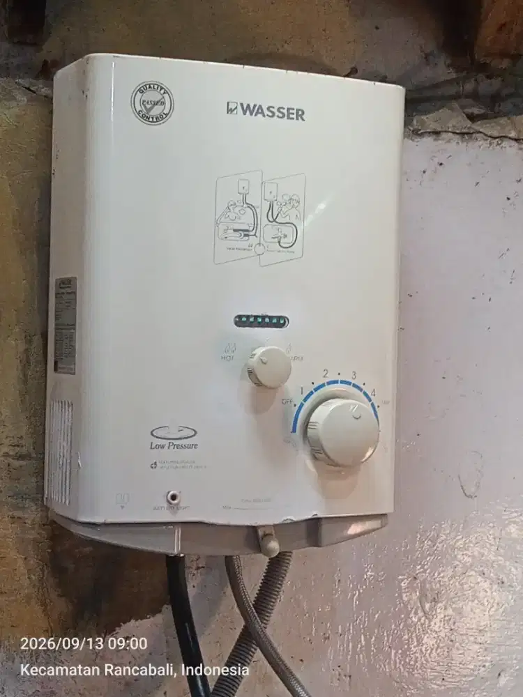 Water heater gas
