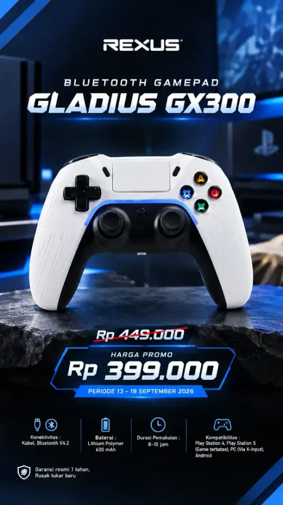 Gamepad rexus Gladius GX300 V2