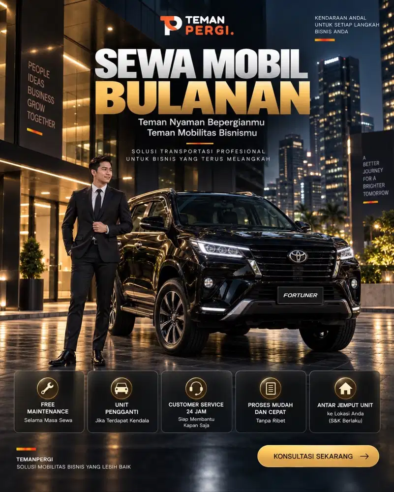 Sewa Mobil Bulanan Lepas Kunci, Syarat Mudah!