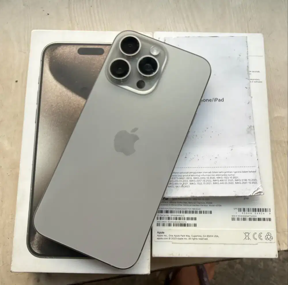 Iphone 15 Pro Max 512gb IBOX FULLSET ORI