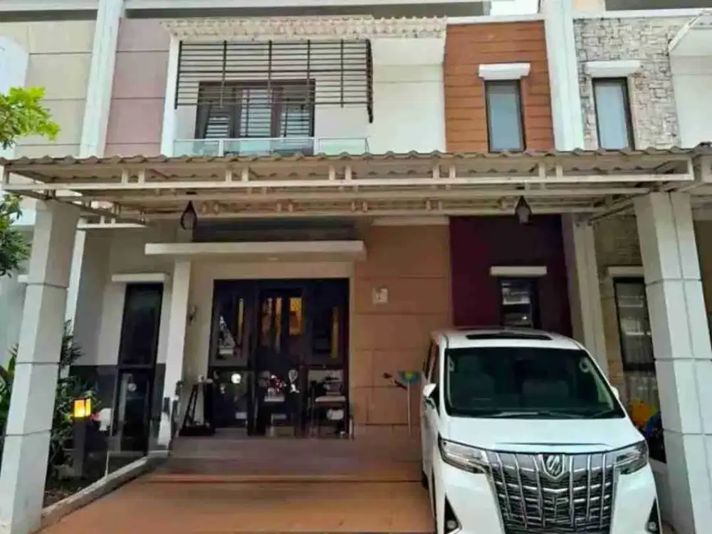 rumah cluster burgundy siap huni sumarecon  bekasi