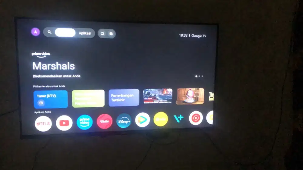 50 inch chiq changhong umur pakai 1 tahun