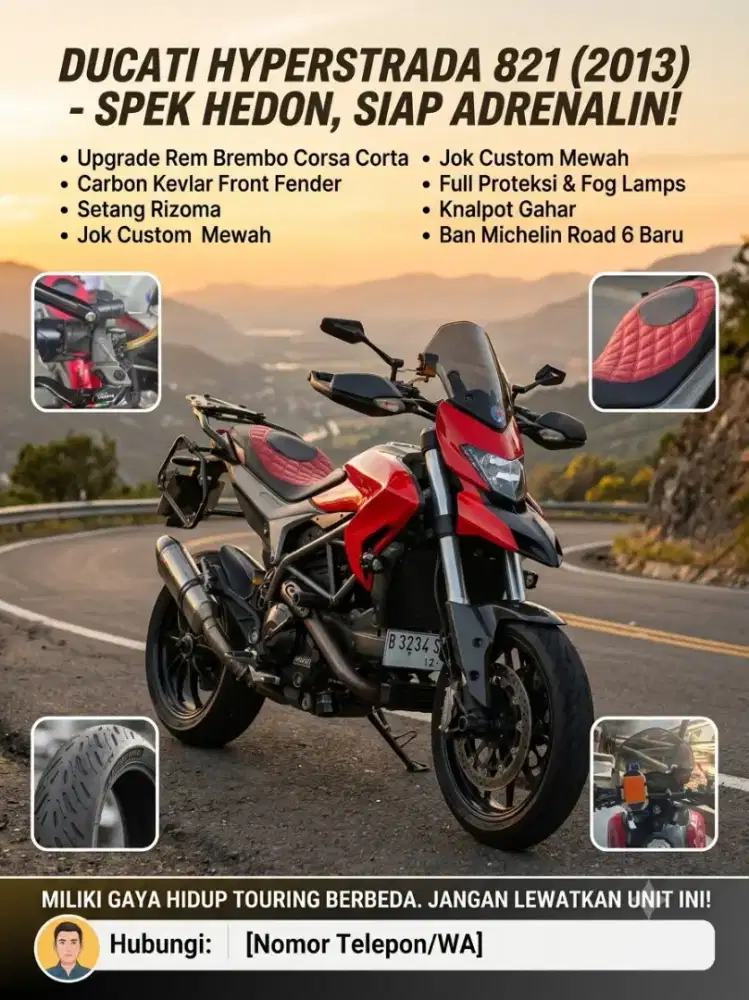 FOR SALE Ducati Hyperstrada 821 - 2013 | SIAP TOURING