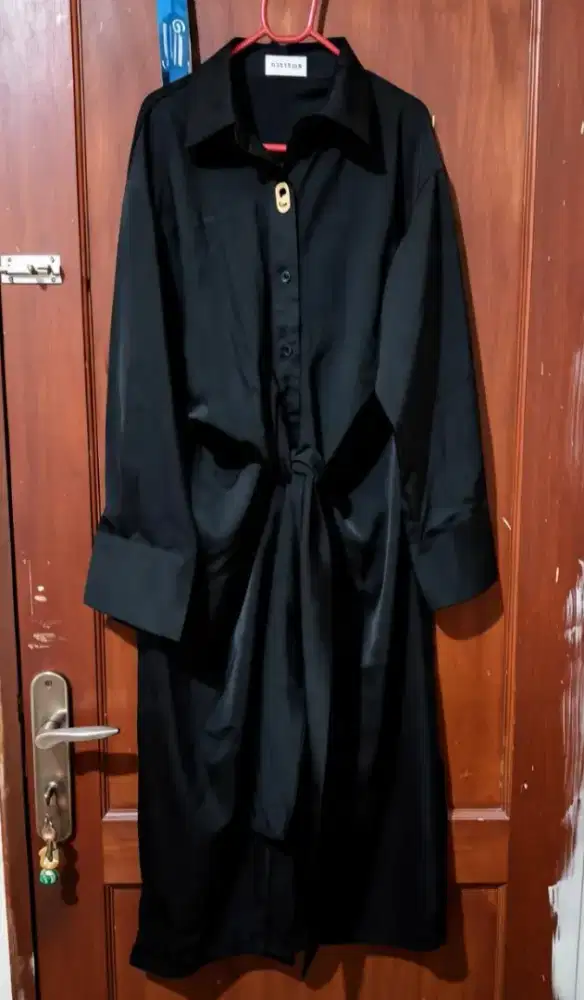 preloved tunik satin wanita