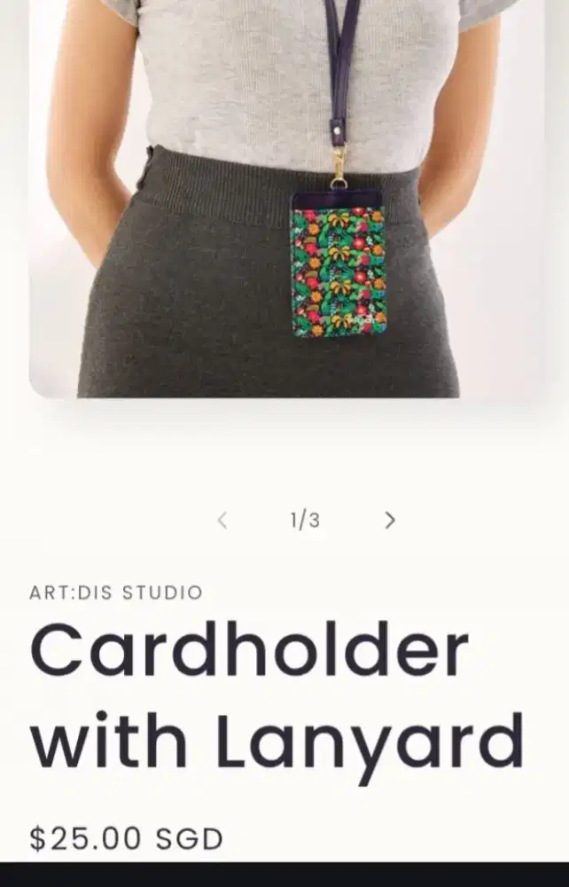 Cardholder with Landyard
