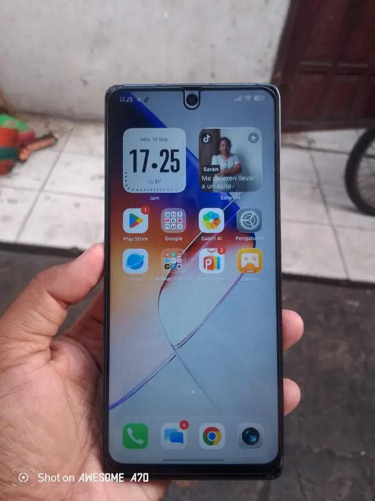 BU hp infinix note 40 8/256 batere awet nfc on game berat libas