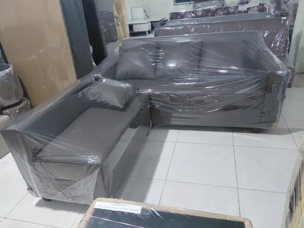 Promo Sofa L minimalis terbaru