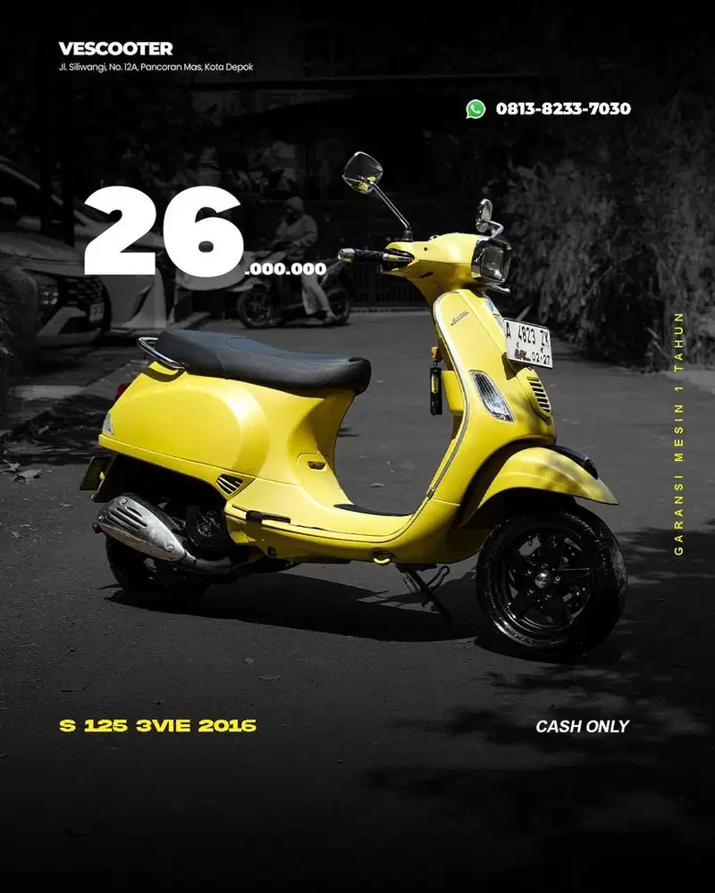 VESPA S 125 3VIE 2016