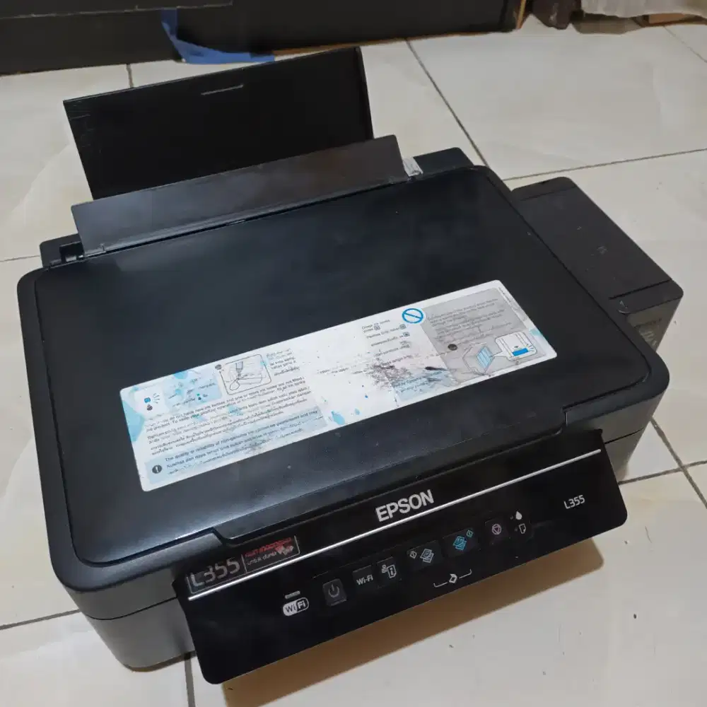 Printer epson L355 wifi siap pakai bergaransi