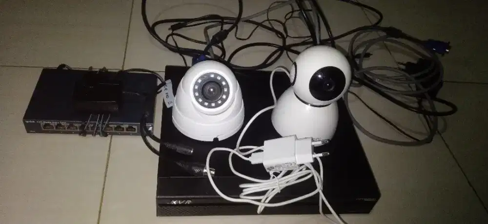 Cctv,xvr,kabel lan