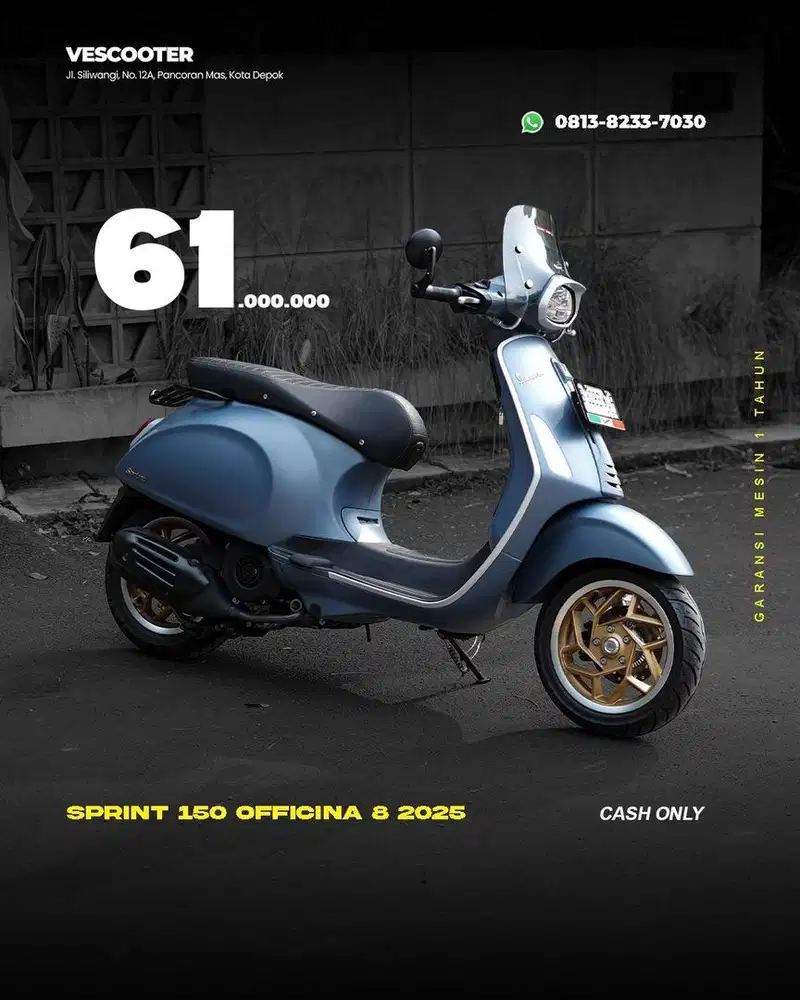 VESPA SPRINT 150 OFFICINA 8 2025