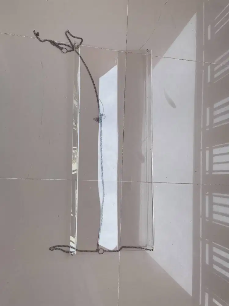 Talang AC Acrylic 90cm Penahan Hembusan Angin