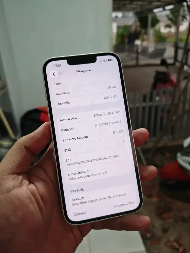 Iphone 13 128GB Putih Inter