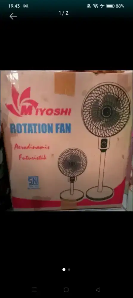 Jual cepat.kipas 130.000 nego kondisi masih baru.