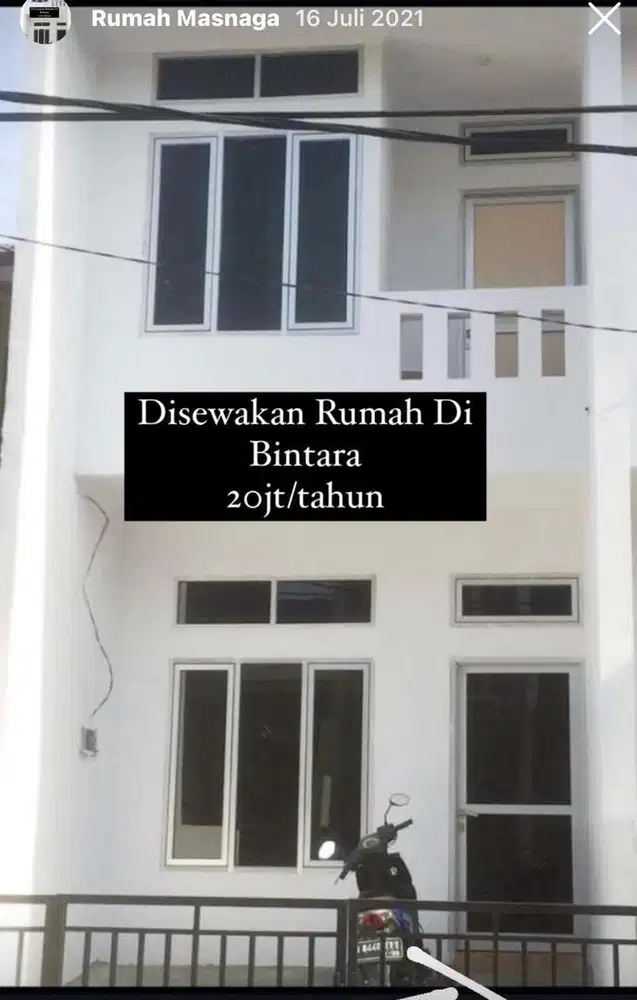 DiKontrakan Rumah 20jt/tahun Bintara